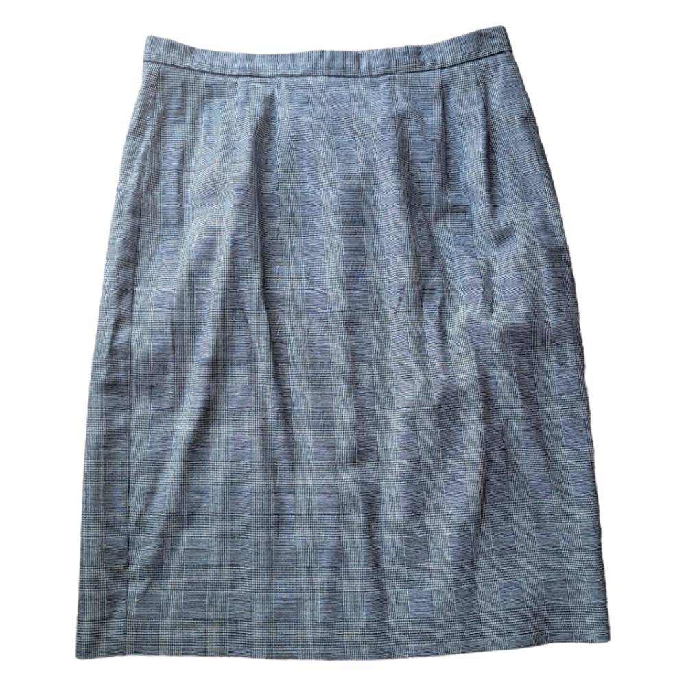 Hillard And Hanson Skirt Gray Size 12 Woman's  - Straight Cut